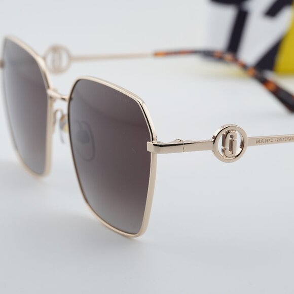 Marc Jacobs MARC 729/S 006J HA Square Sunglasses - Gold/Havana/Brown main image 10